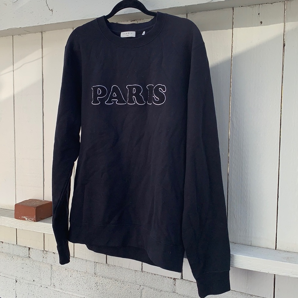 Men’s Sandro “Paris” Terry Sweatshirt